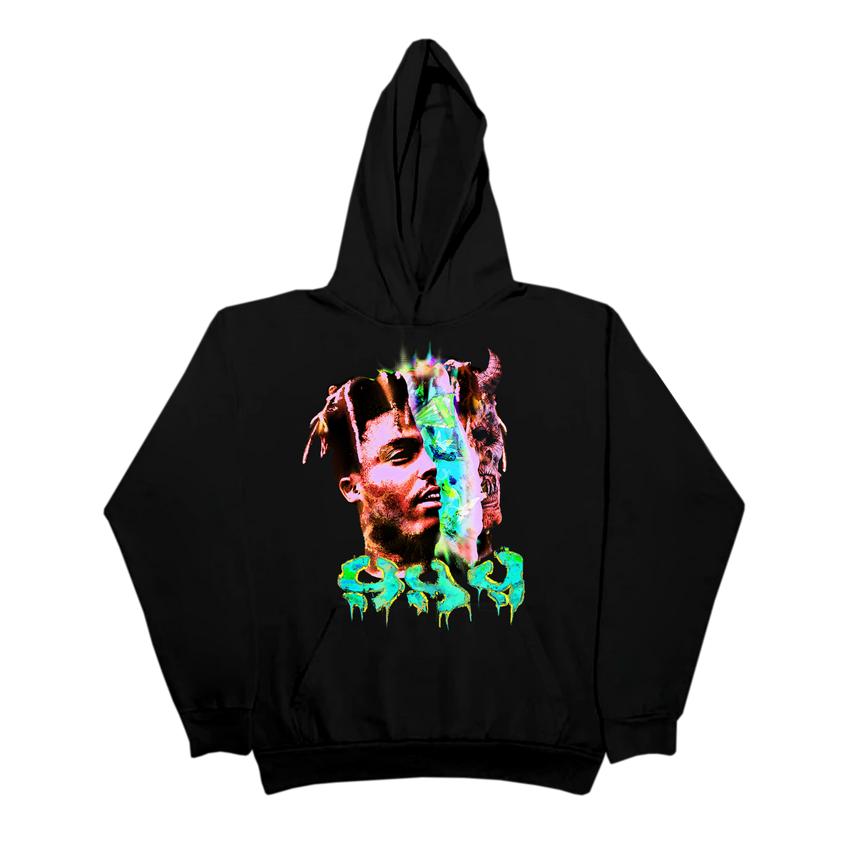 Fighting Demons VLONE 999 Hoodie Black