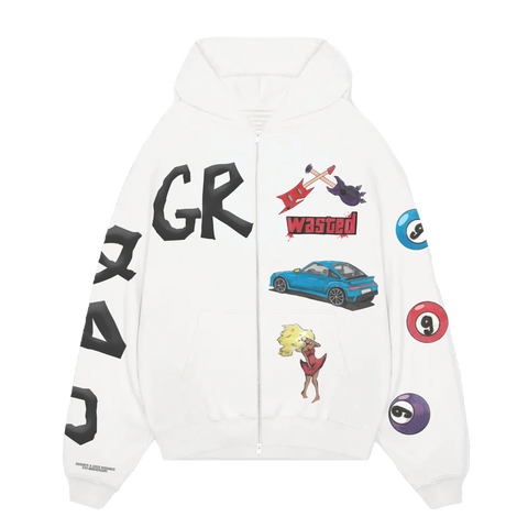 GB&GR PUFF PRINT FULL ZIP