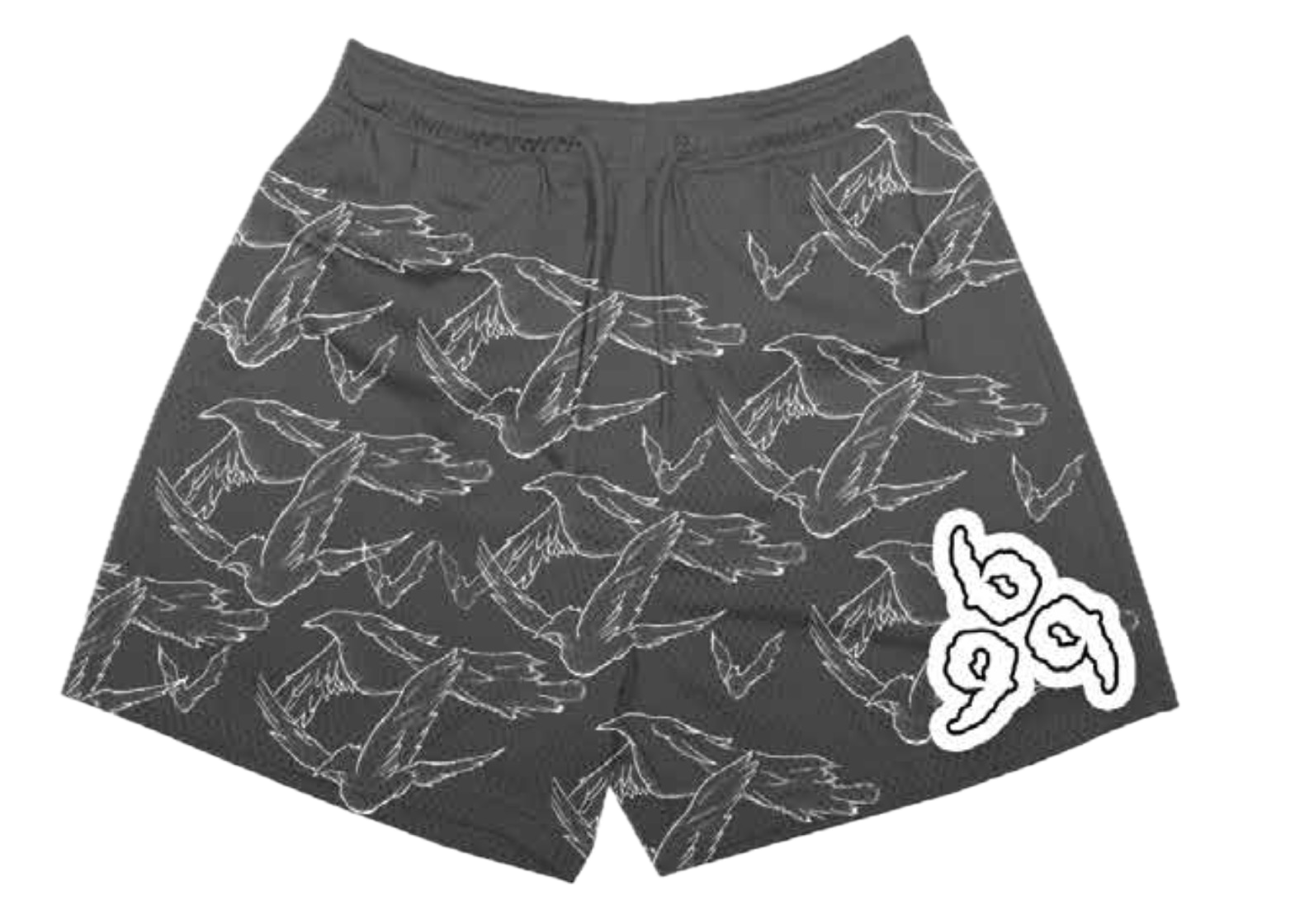 GBGR DOVE SHORTS - BLACK