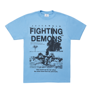 Fighting Demons Memory Tee Blue