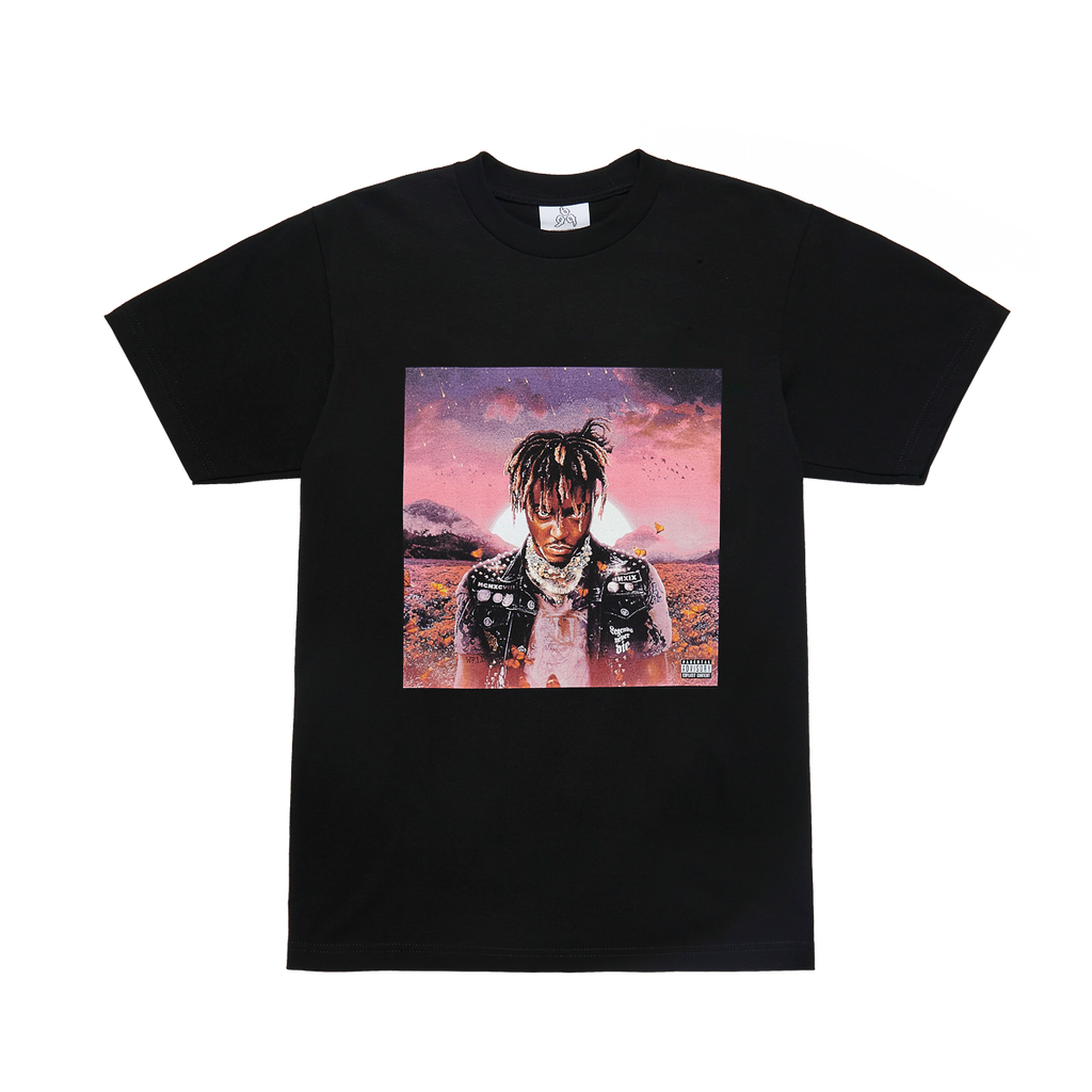 Juice WRLD Wasted Album Cover T-Shirt Black