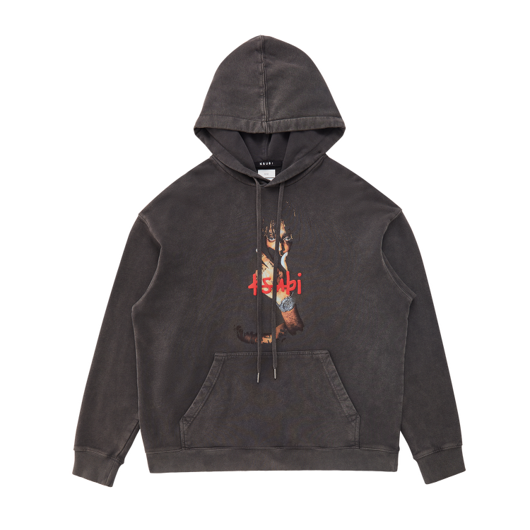 999 WRLD BIGGIE HOODIE FADED BLACK